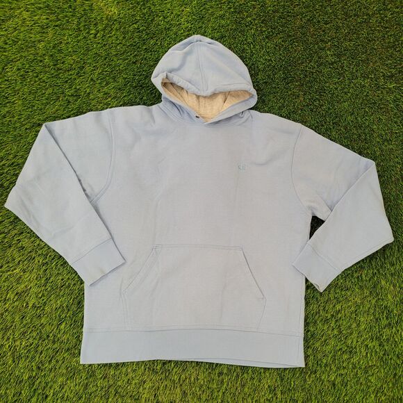 Champion C-Logo Hoodie Large 23x25 Powerblend Baggy Cropped - Picture 1 of 16